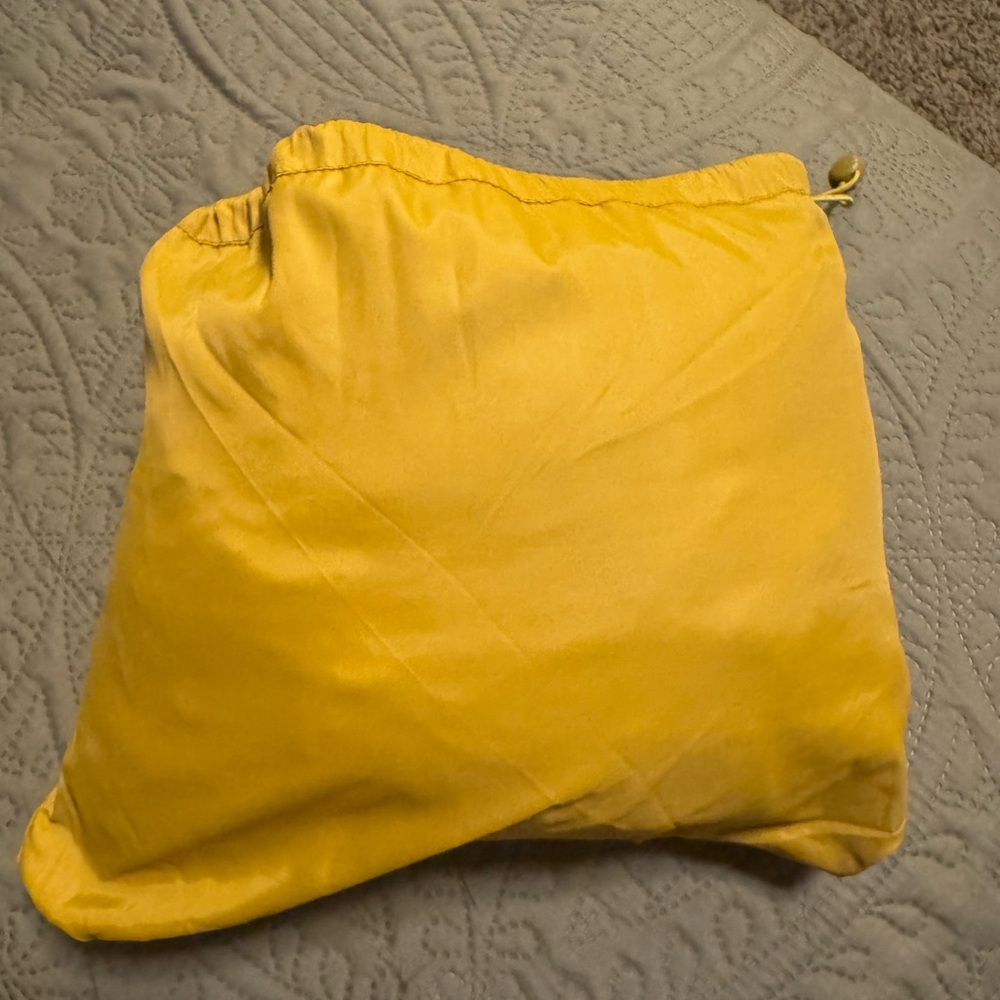 Mustard Yellow Quilted Packable Puffer Jacket - Picture 6 of 7